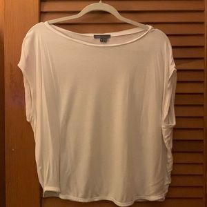 Vince cropped white tee size M